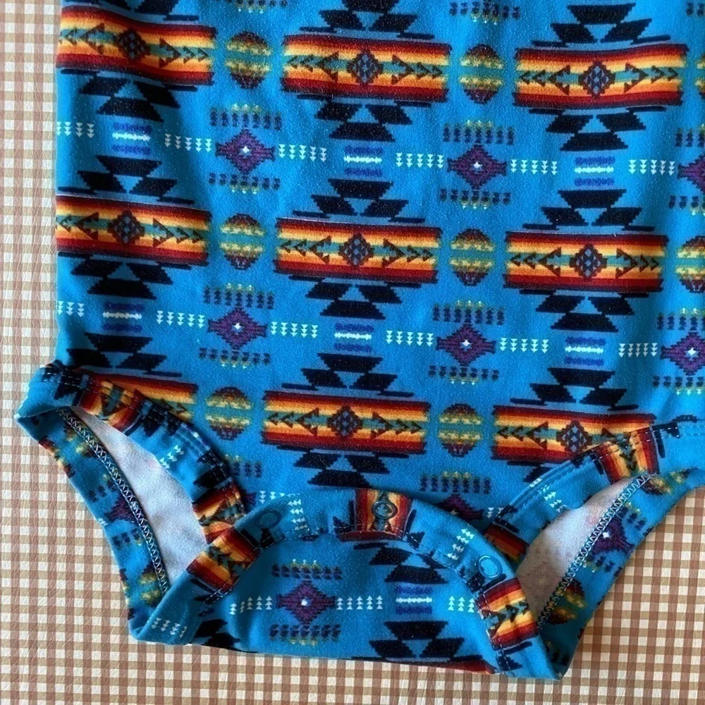 Tribal print‎ stretchy onesie. Size 18 Months
